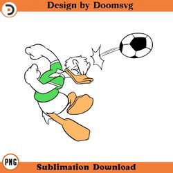 donald duck soccer cartoon clipart download, png download cartoon clipart download, png download