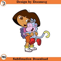 dora boots hug cartoon clipart download, png download cartoon clipart download, png download