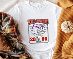 pedro pascal world champions los angeles lakers 2000 basketball birthday gift unisex tshirt sweatshirt hoodie shirt