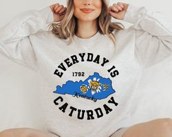 caturday kentucky sweatshirt, kentucky sweatshirts, caturday shirt, kentucky basketball, kentucky football, ky shirts, t