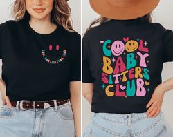 babysitter shirt, nanny tshirts, childcare shirt, baby-sitters club shirt, nanny and babysitter shirt, best babysitter e