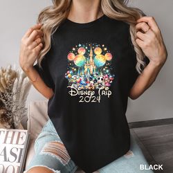 disney characters trip shirt, disney family 2024 shirt, disney trip 2024 shirt, disney group shirt, disney family vacati