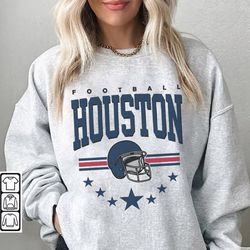 vintage houston football sweatshirt, 90s bootleg, t-shirt retro style sweatshirt crewneck, vintage style houston texans