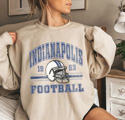 vintage indianapolis football sweatshirt, indianapolis football retro style 90s vintage unisex crewneck, graphic gift fo