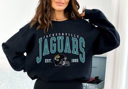 vintage jacksonville football est 1995 sweatshirt, jagu.ars football shirt tee, nfl sweatshirt football, unisex sweatshi