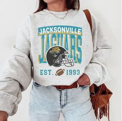 vintage jacksonville football unisex crewneck, jacksonville football sweatshirt,jacksonville sports apparel, jacksonvill