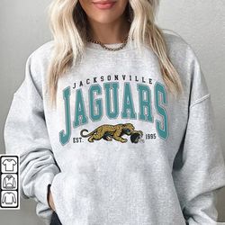 vintage jacksonville jaguar football sweatshirt nfl jacksonville jaguars shirt