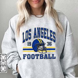 vintage los angeles football sweatshirt , los angeles football shirt , vintage style los angeles football sweatshirt , l