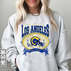 vintage los angeles football sweatshirt, ram football sweatshirt, los angeles football crewneck, los angeles football gi