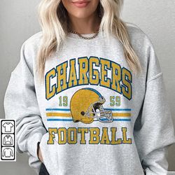 vintage los angeles football vintage sweatshirt, chargers crewneck retro shirt, gift for fan los angeles football christ