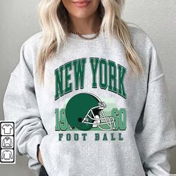vintage new york football sweatshirt , jets football shirt, jets shirt new york shirt, sunday football shirt,new york fa