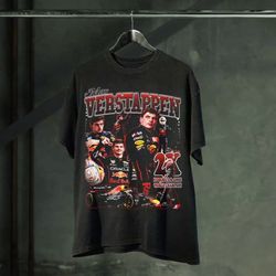 max verstappen vintage graphic t-shirt, max verstappen shirt, vintage unisex oversized sport tee, racing bootleg shirt