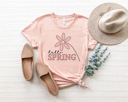 hello spring shirt, hello spring sweatshirt, spring flower shirt, freedom shirt, easter shirt, spring break shirt, cute