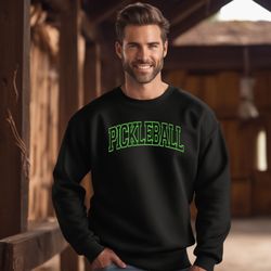 pickleball crewneck sweatshirt, cross-court, deadball, dink shot, drop shot, double hit, pickle, funny pickleball shirt