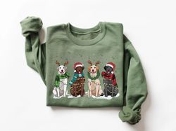 christmas labrador sweatshirt labrador sweater christmas dog shirt lab dog mom gift labrador retriever christmas crewnec