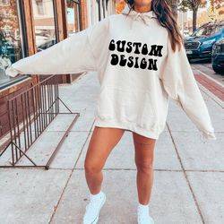 custom hoodie - get any design in our store on a unisex hoodie