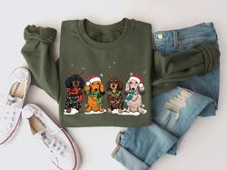 Dachshund Christmas Sweatshirt Dachshund Sweater Christmas Dog Shirt Dachshund Mom Gift Dachshund Clothes Christmas Crew