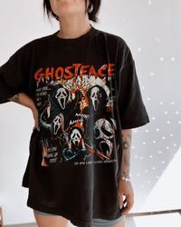 Ghostface Shirt Comfort Colors Scream Shirt Scary Movie Ghost Face Classic Horror Movie 90s Halloween Party Gift America