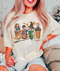 Potter Coffee Shirt Comfort Colors Pottery Shirt Granger Weasley Tee Grfdor Slthrn Hflpuf Rvnclw Oversized T Shirt Unive