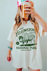 yellowstone shirt national park gift wyoming shirt yellowstone t shirt midwest shirt boho hippie clothes oversized t shi
