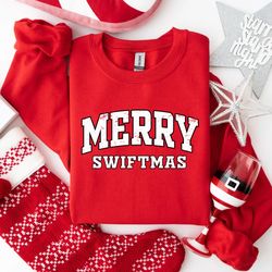 merry swiftmas sweatshirt, youth weathered holiday swift christmas crewneck sweatshirt, kids swiftie eras tour christmas