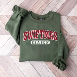 swiftmas season sweatshirt, vintage weathered holiday christmas crewneck sweatshirt, swiftie eras tour christmas gift, s