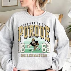 vintage ncaa football shirt, vintage purdue football shirt, purdue football shirt, purdue-boilermakers mascot sweatshirt