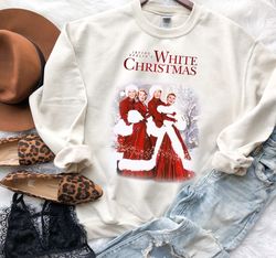 vintage white christmas sweatshirt, christmas musical movie sweatshirt, white christmas movie 1954 sweatshirt, christmas