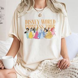 disney princess shirt, women's princess tee, adult graphic tee, vintage princess shirt, gift for her, disney shirt princ