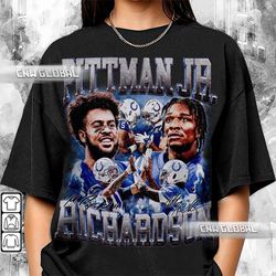 anthony richardson michael pittman jr. indianapolis football shirt, bootleg sport christmas gift fathers day vintage 90s