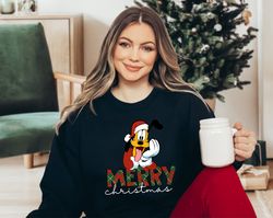 Disney Christmas Sweatshirt, Disney Matching Hoodie, Disney Christmas Family Sweatshirts, Disney Christmas Characters Sw