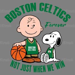 boston celtics forever not just when we win svg