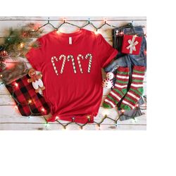 christmas candy shirt, candy cane sweatshirt, womens christmas shirt, happy holidays shirt, christmas shirt, holiday tee