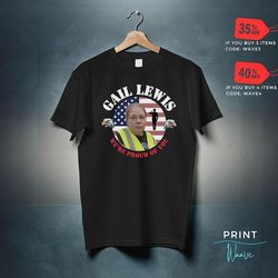 gail lewis shirt, patriotic former woman viral employee grocery store hypermarket, usa pride, american pride, meme shirt