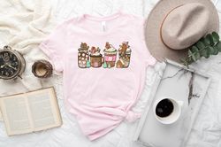 gingerbread christmas coffee sweatshirt, christmas coffee shirt, women holiday hoodie, xmas gift, coffee lover tshirt pi