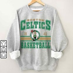 boston basketball vintage sweatshirt, celtics retro shirt, gift for fan boston christmas, boston basketball 90s grahphic