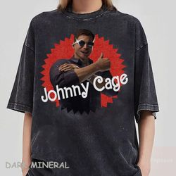 johnny cage shirt, funny johnny cage barbie shirt, johnny cage mortal kombat, video game shirt, johnny cage mk1, kenshi