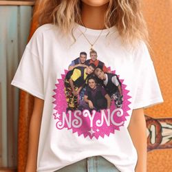 nsync 90s band music barbi shirt, bootleg boy band vintage y2k sweatshirt, retro nsync forever christmas gift unisex hoo