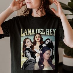 vintage lana del rey 90s shirt, lana del rey comfort colors shirt, lana del rey concert sweatshirt, retro lana del rey s