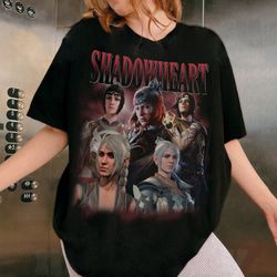 vintage shadowheart limited bg3 shirt, gift for woman and man unisex comfort colors shirt 1