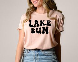 lake bum shirt for women lake tees lake life tshirt comfort colors girls lake trip t-shirt summer vacation clothing lake