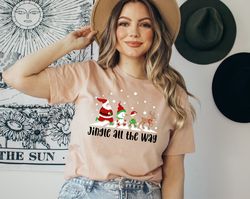 jingle all the way shirt, christmas squad tee, jingle shirt, holiday gift shirt, christmas party tee, festive christmas