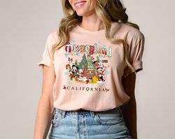 vintage disneyland christmas shirt, mickey and friends christmas shirt, disneyland shirt, christmas family shirt