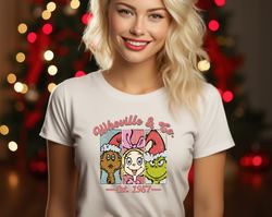 whoville & co est 1957 grinch shirt, grinch christmas shirt, grinch shirt, christmas shirt, christmas shirt gift