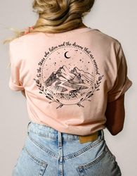 women's aesthetic shirt, velaris shirt, trendy words on back shirt, night court shirt, bookish best friend gift, book lo