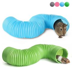 small pet fun: 100cm telescopic tunnel for hamsters, guinea pigs, ferrets