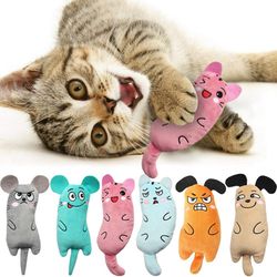 6-1pcs catnip toys: interactive plush for pet kitten teeth grinding & claw play | soft super toy with cat mint - cats pe