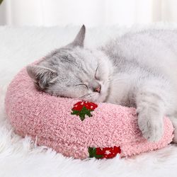 Deep Sleep U-Shaped Pillow for Cats and Dogs: Fashionable Neck Protector for Restful Slumber