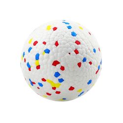 bite-resistant dog ball toys: high-elasticity e-tpu chew toy for small & large dogs | non-squeak interactive puppy toy