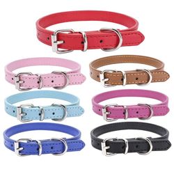 adjustable alloy buckle dog collar - ideal for small & medium pets